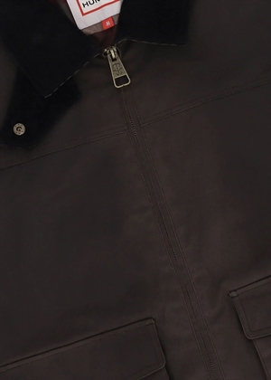Duggan oversized waxed jakke Chocolate Brown Hunter